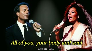 Diana Ross, Julio Iglesias - All Of You (Lyric Video) Fan-Made Resimi