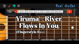 Yiruma - River Flows In You (Fingerstyle Real Guitar App) screenshot 5