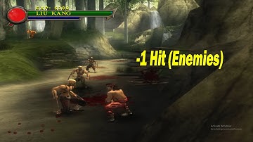 Cheats Code Mortal Kombat Shaolin Monks (NTSC-U) - 1 Hit Enemies - PCSX2