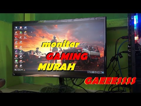 UNBOXING MONITOR GAMING MURAH "SAMSUNG CURVED" 24"