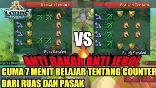 PENTING ! COUNTER RUAS DAN PASAK BIAR GA ZEROID - Lords Mobile