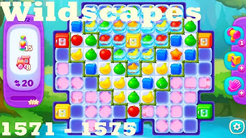 Wildscapes Level 1571 - 1575 HD Walkthrough | 3 - match game | gameplay | android | ios | pc | app