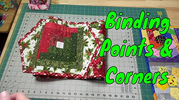 Binding the Log Cabin Table Runner