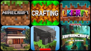 Minecraft VS Crafting & Building VS Lokicraft 2023 VS Craftsman 2 VS Zafrancraft VS Minicraft Craft screenshot 1