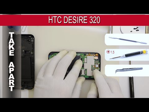 How to disassemble 📱 HTC DESIRE 320 (0PF1100,0PF1200,0PF1210) Take apart