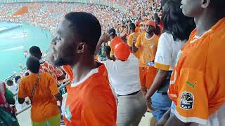 CAN 2024 Ambiance fin du match final Côte d'Ivoire - Nigeria au stade Alassane Ouattara d'Ebimbè 11