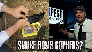 Does the "Giant Destroyer" for Gophers Work? Using "Giant Destroyer" Smoke Bombs to Kill Gophers!