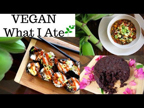 WHAT I EAT IN A DAY - VEGAN - Go-To Meals, Easy Snacks and Dessert