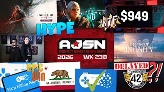 AJSN WK23B- NEW WITCHER 3 EXPANSION!, INSANE Steam Deck PRICE Increase, Destiny 2 INFINITY Cancelled