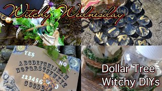 🌙Witchy Wednesday🌙 #DollarTree Witchy Haul AND DIYs!!!
