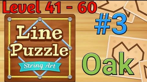 Line Puzzle: String Art [Level 41-60] [Oak]