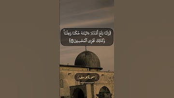 سورة يوسف الآية ٢٢ و ٢٣ بصوت الشيخ محمد صديق المنشاوي