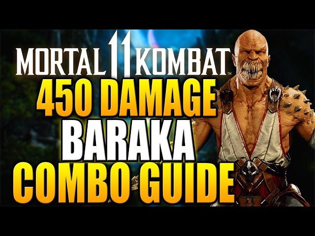 Mortal Kombat 11: Combo profissional de Baraka