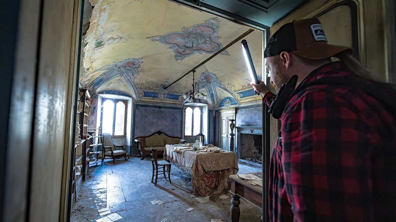 ABBANDONATA OLTRE 50 ANNI FA VILLA DEL DENTISTA MILIONARIO ANCORA PERFETTAMENTE CONSERVATA