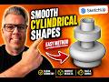 Create smooth &amp;  cylindrical shapes