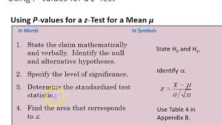 7.2 Hypothesis Tests with Large Samples