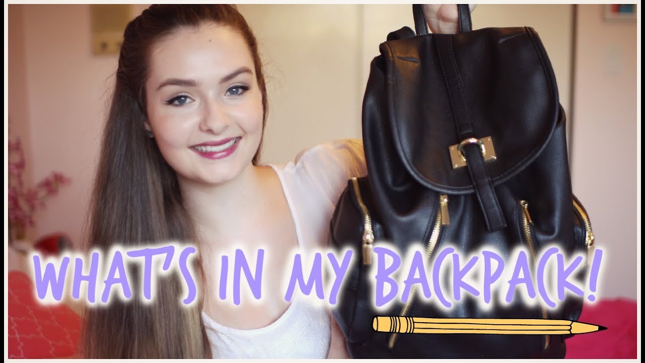 What's In My Backpack 2014! YouTube