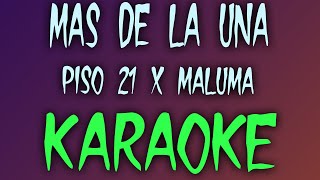 Más De La Una (Karaoke/Instrumental) - Piso 21 x Maluma