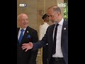 من اللقاءات الثنائية التي ع قدت في قصر تشرين بدمشق بين عدد من الوزراء السوريين ونظرائهم اللبنانيين 