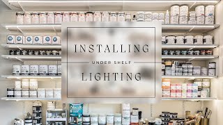 Installing Under Shelf Lighting with @armacostlighting8217 Continuous White LED Kit