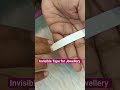 Invisible double side tape for jewelry