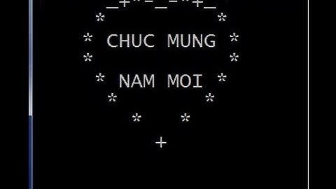 THUẬT TOÁN TẠO CHỮ  LỒNG TRONG HÌNH TRÁI TIM - PASCAL