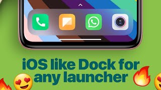 How To Get iOS-style Dock In Any Launcher On Any Android • No root needed screenshot 5