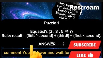 Only Geniuses Can Solve These Mind-Bending Math Puzzles #mathchallenge #brainteaser #Logicalmaths