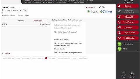 How to get into and use the Mojo Dialer