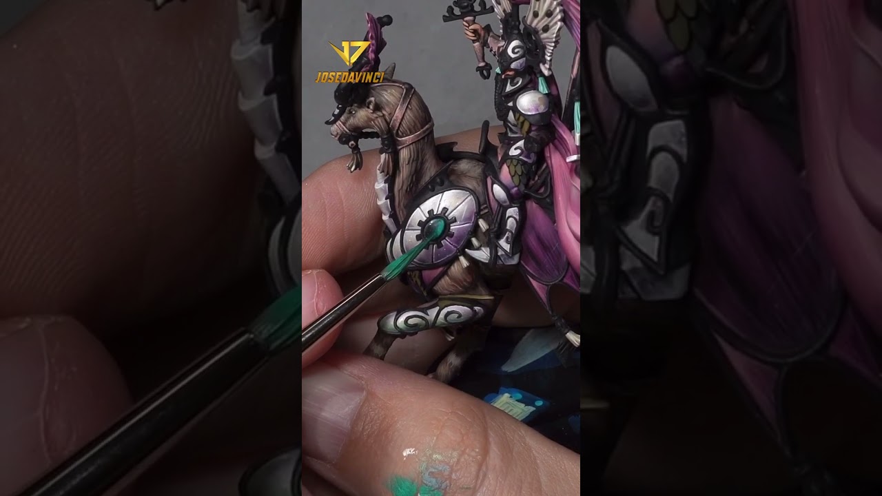 How to paint GEMS on miniatures 🟢 (Warhammer)