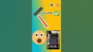Microcontroller Turns Into a Calculator 😱 | DIY Electronics  #shorts