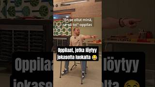 Tunnistatko nä oppilaat sun luokalta? 😂 #huumori #hauska #koulu #oppilas