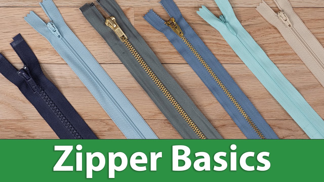 Types of zippers – what you need to know - Sewing For A Living