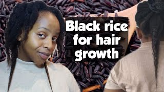 Black Rice for hair growth + Forbidden black rice for faster hair growth\ black rice water screenshot 4