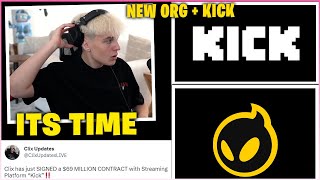 CLIX Officially Signed A Million Dollar CONRACT With KICK & Reveals His NEW ORG! (Fortnite Moments)