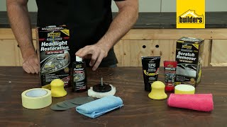 How To Use a Scratch Remover and Headlight Restorer