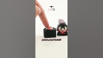 🧛 Cutie3D Halloween Vampire Keycap Fidget Clicker Keychain #shorts #3dprinting #clicker #keychain