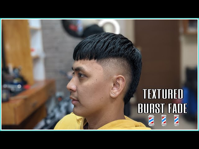 Textured burst fade haircut/ #haircuttutorial #haircut #hairstyle  #barberlife #barbershop #burstfade 