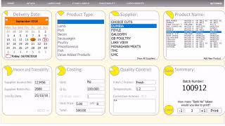 FOOD TRACEABILITY SYSTEM - PRODUCT INTAKE