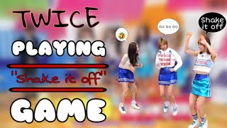 [ENG SUB] TWICE PLAYING &quot;shake it off&quot; GAMES