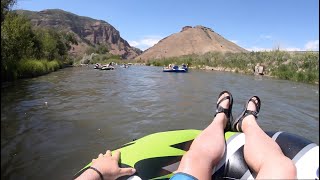Tubing Utah's Weber River