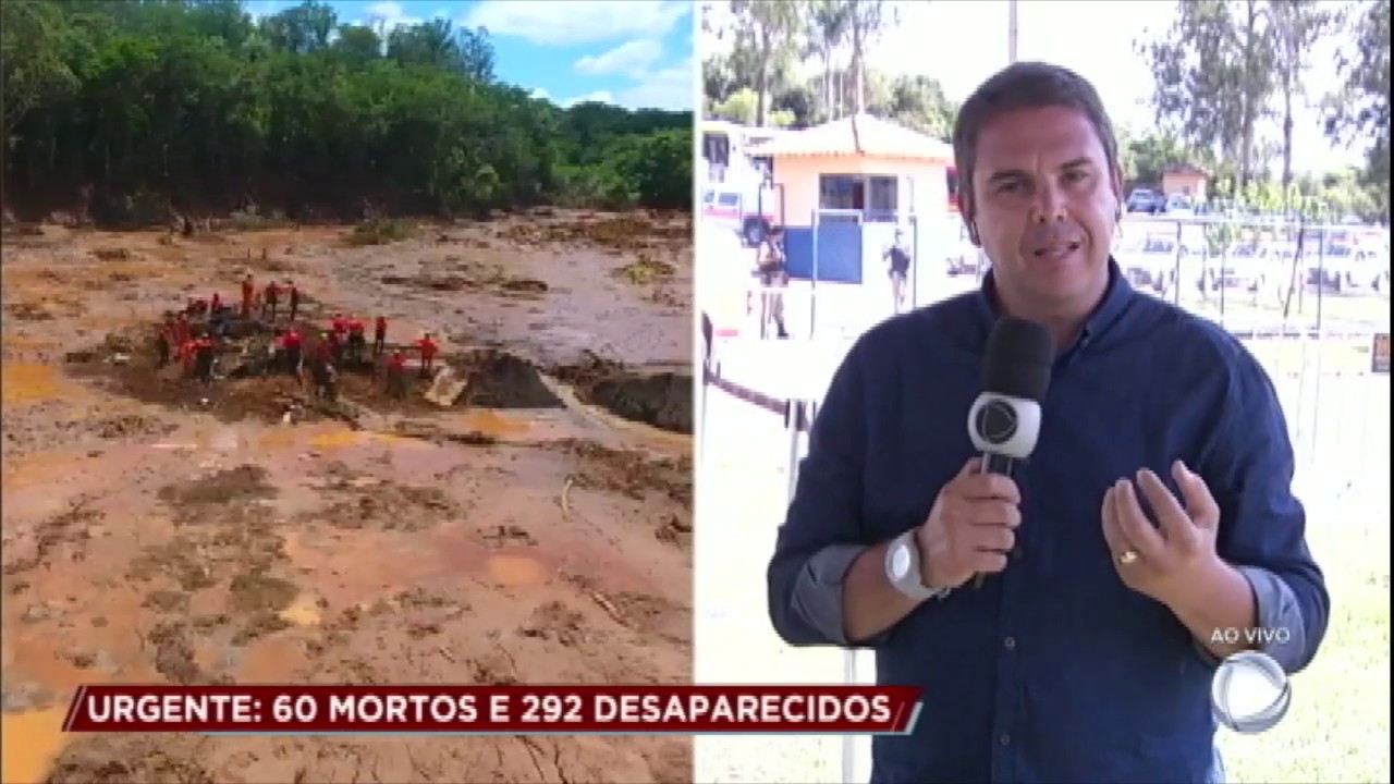 Corpo de Bombeiros resgata corpos de tragédia de Brumadinho