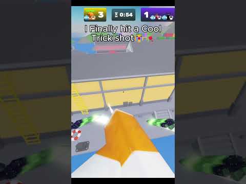 I finally hit the cleanest trickshot in Roblox Rivals...(100% Luck?) I #robloxrivals #tricks