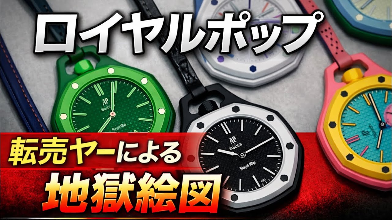 【定価5万→転売◯◯万】スウォッチ新作“ロイヤルポップ”が地獄絵図