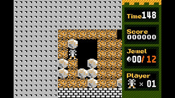 Game Over: Boulder Dash EX (GBA) (Classic variant)