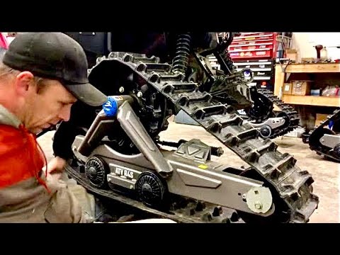 Track install on Suzuki King Quad 500