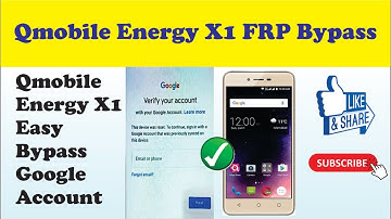 Qmobile Energy X1 FRP Bypass | Qmobile Energy X1 Bypass Google Account Remove