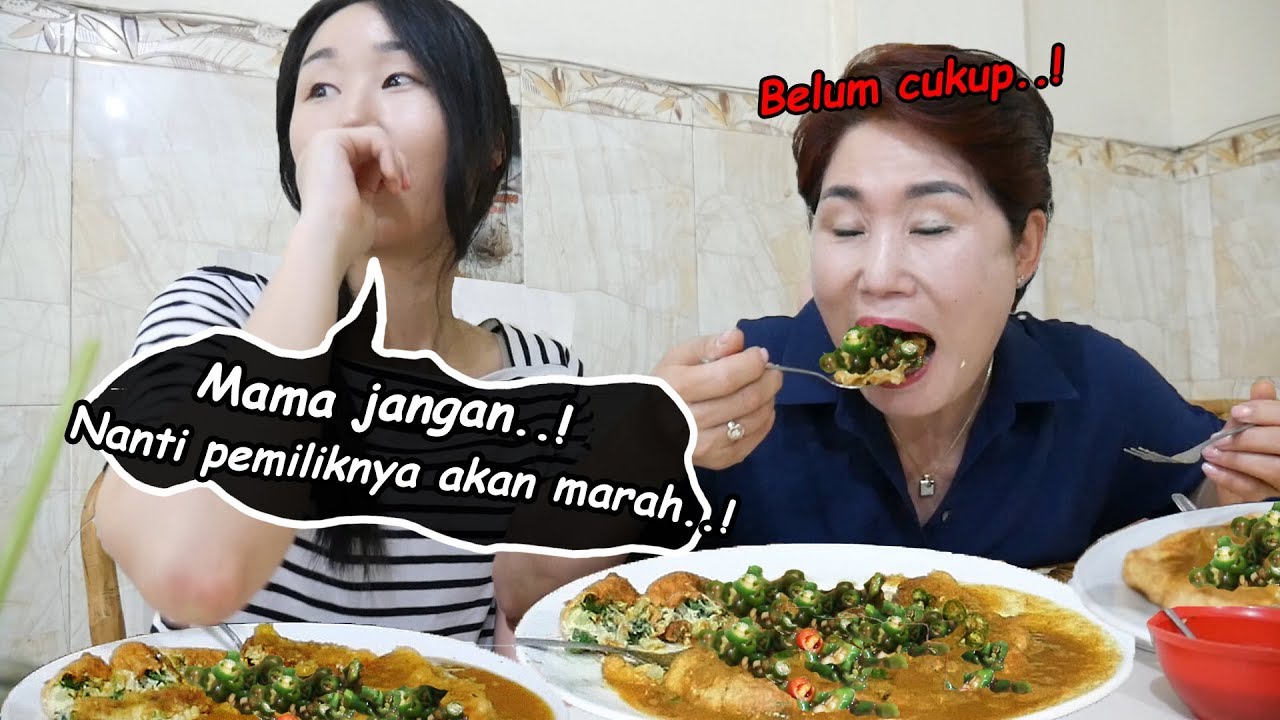 Cabe mama habis 3 martabak pakai semangkok cabe..?! Gilaaaaa 