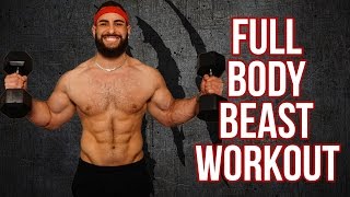 12 Minute Home Full Body Workout Using Only Dumbbells (Build Muscle With This Dumbbell Workout!!) screenshot 5