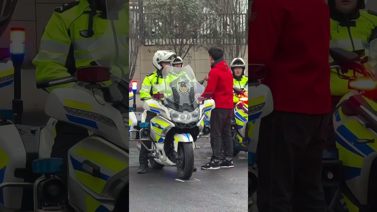 CFMOTO Police Bike in Action! 🚨🏍️ 